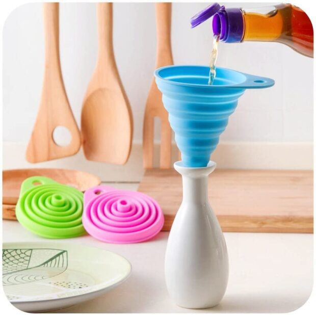 Silicone Funnel Foldable,